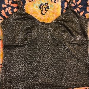 Wild Fable Shiny little metallic top